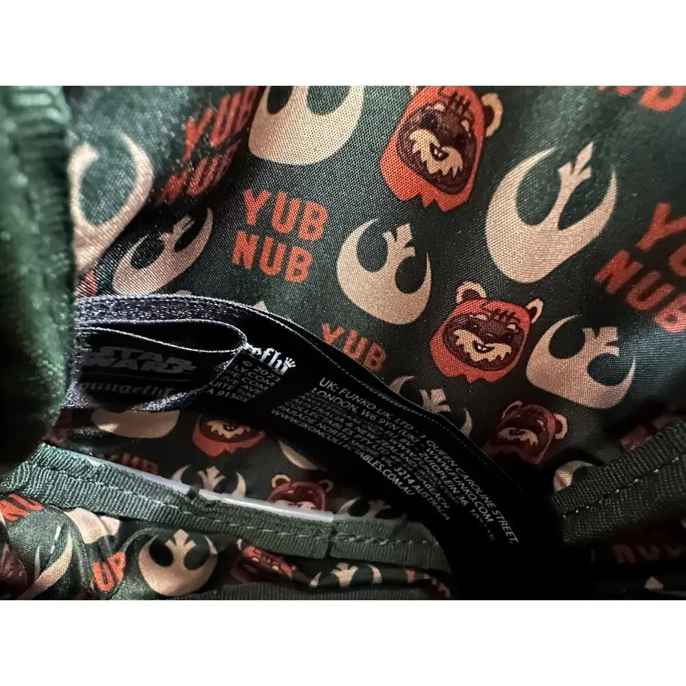 New Star Wars Return of the Jedi Ewok Pencil Case Mini Backpack Loungefly